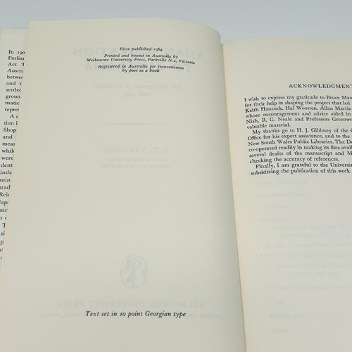 Asian Migration to Australia by A.T. Yarwood Hardcover Book First Edition 1964 - Picture 14 of 19