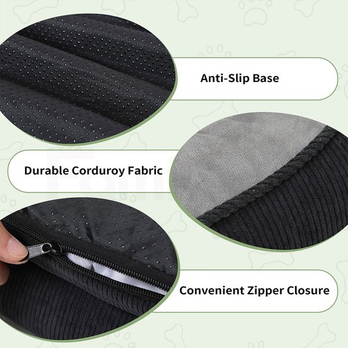 Pet Dog Calming Bed Cat Sofa Beds Removable Washable Mat Waterproof Linner Warm - Picture 416 of 462