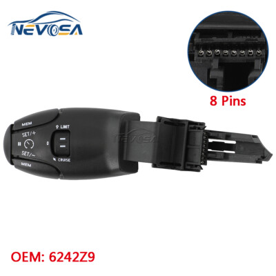 6242Z9 Cruise Control Stalk Switch Fit For Peugeot 206 207 208 307
