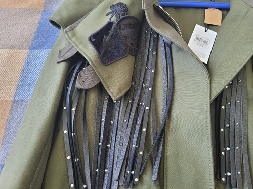 Coach Women Western Military Jacket Fern Green - 第 7/12 張圖片