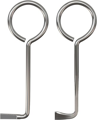 Dietrich Set, 2 Stück Profi Buntbartschlüssel, Bartschlüsse Universalschlüssel