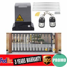 2600lbs Automatic Electric Sliding Gate Opener Motor Operator w/Remote Control