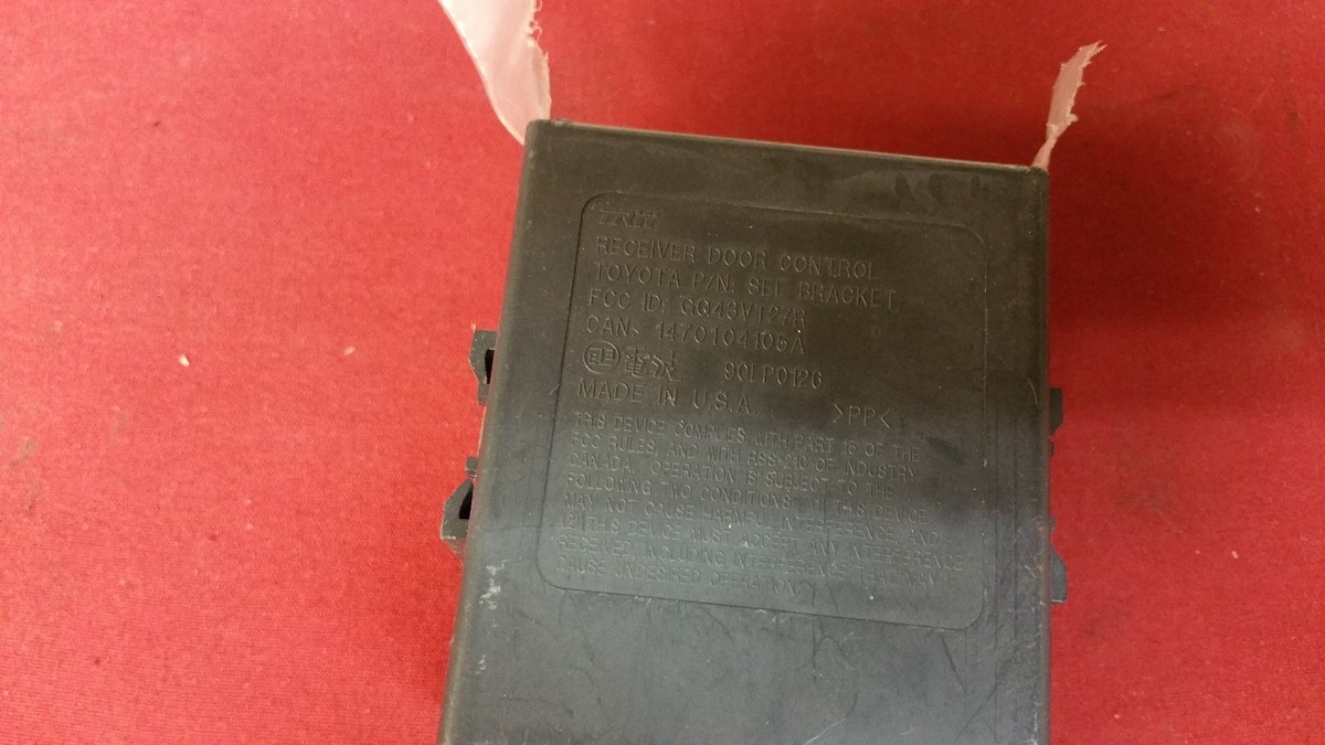 03-06 TOYOTA Camry DOOR CONTROL KEYLESS ENTRY RECEIVER MODULE