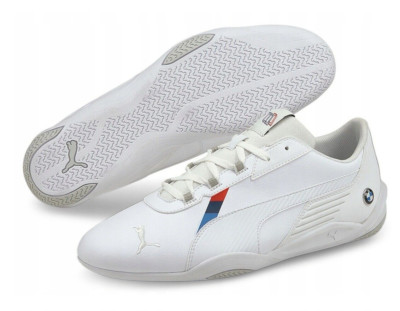 NEW MEN'S PUMA BMW MMS R-CAT MACHINA ATHLETIC SNEAKERS WHITE 306875-02 SIZE 13