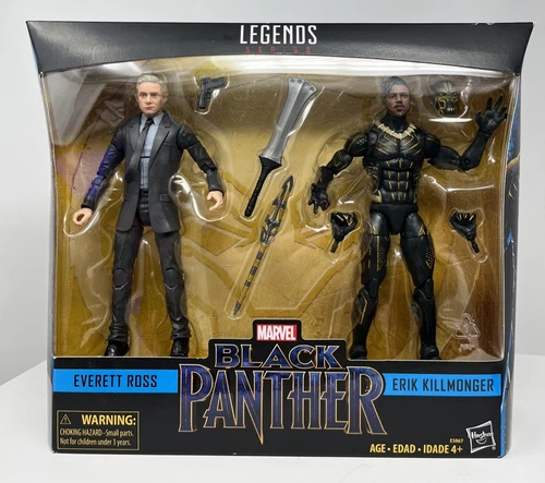 Paquete de 2 figuras Black Panther Marvel Legends 2017 Everett Ross y Erik Killmonger