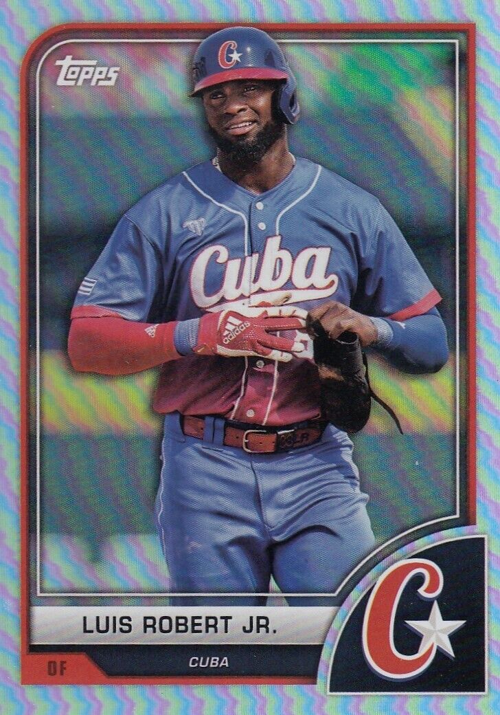 LUIS ROBERT TOPPS WBC WORLD BASEBALL CLASSIC HOLO FOIL BASE LUIS ROBERT TOPPS WBC WORLD BASEBALL CLASSIC HOLO FOIL BASE