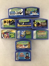 Lot of 10 Leap Frog Leapter games Star Wars Wall-E Batman Wolverine Thomas