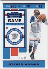 2019-20 Panini Contenders Game Ticket Purple #93 Steven Adams 41/49