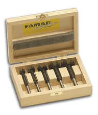 Famag 1663.505 Hm-Bormax³, Forstner Drill Bit Set IN Wood, Ø 15,20, 25,30, 35mm