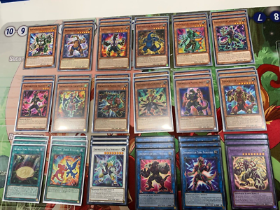 Yugioh Dinowrestler Deck 52 Cards Pankratops Dinosaur NM Systegosaur  Spinosavat