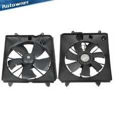 Radiator Cooling Fan & A/C Condenser Fan Left & Right For Honda CR-V 2007-2009