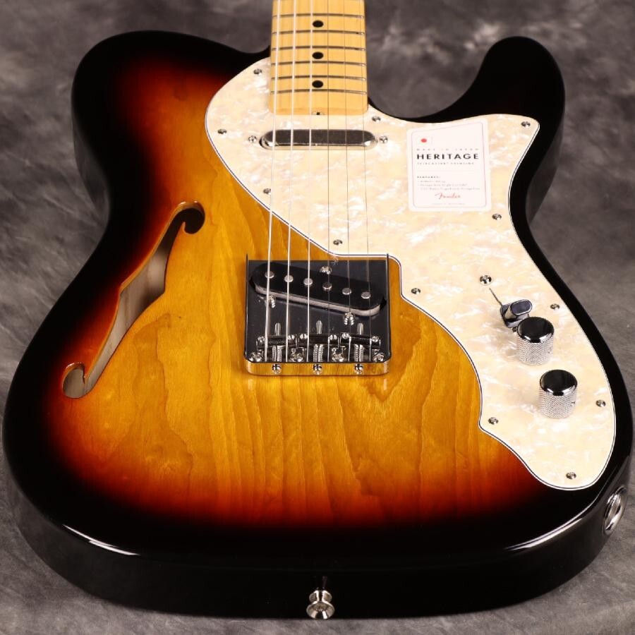 Fender Made in Japan Heritage 60s Telecaster Thinline 3-Color