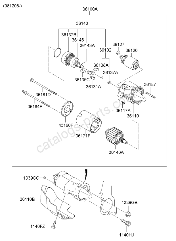 GENUINE BRAND NEW STARTER OVER RUNNING CLUTCH KIA SPORTAGE 20062009 eBay