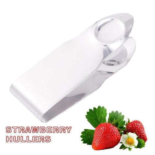 Steel Multifunction Fruit Stem Remover Tweezers Strawberry Leaf Huller 、 P1P2 - Picture 4 of 15
