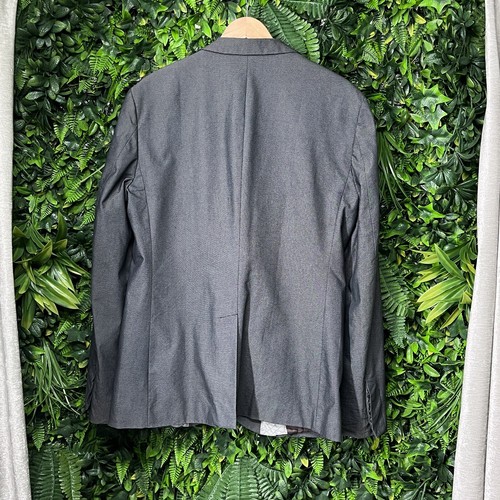 ARMANI EXCHANGE Suit Separate Blazer Men 42L Gray Sport Coat Jacket Plaid - Picture 9 of 9