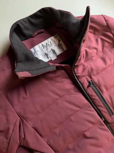 Aztech Mountain Down Nuke Suit Jacket Size L Burgundy - 第 15/16 張圖片