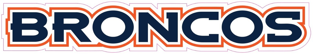 Denver Broncos Words Denver Broncos Official NFL Football Team Premium