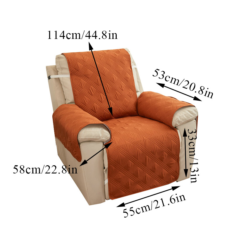 Armchair Throw Cover Recliner Chair Slipcover Sofa Protection Pad