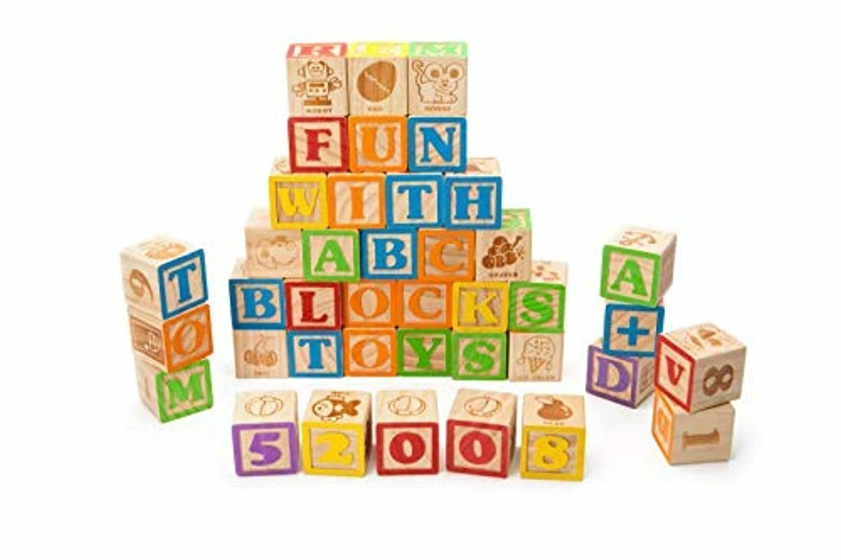 jumbo baby blocks for baby shower
