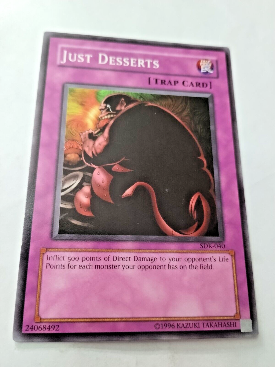just desserts yugioh card Yu-Gi-Oh! - (SDK-040) - Starter Deck Kaiba - Unlimited Edition Mint / near mint condition trading card Yu-Gi-Oh! Just Desserts SDK-E037 