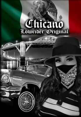 Chicano Low Rider Original Mens T-Shirt Print On Shaka Wear
