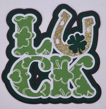 St. Patrick's Day - Paper Piecing Scrapbook Embellishment Die Cuts