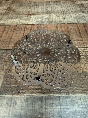 Vintage Irvinware Chromeware Trivet 11510 w/Box Long Island City NY USA 5.5” - Picture 6 of 7