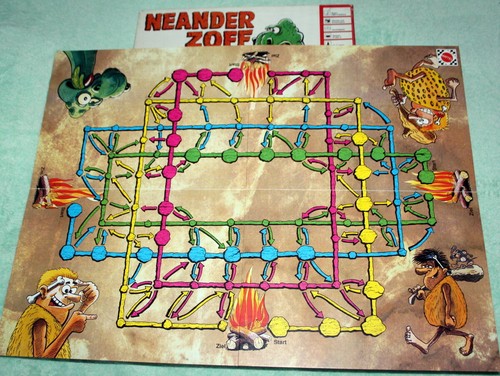 Mattel NEANDER ZOFF Gesellschaftsspiel ab 8 Jahren für 2 oder 4 Spieler - Bild 3 von 7