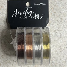 Jewelry Made By Me Wire .3mm-Neutral Colors