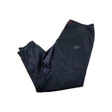 Nike Sportswear Bonded Tech Woven Essentials Jogger Pants Mens Size 38x28 Black