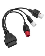3-in-1 OBD2 Diagnostic Adapter Compatible with Yamaha Euro5 Motorcycle Honda