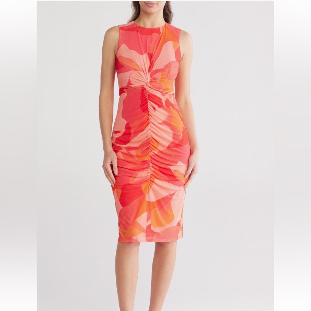 NWT Vince camuto Sleeveless Ruched Dress size 0