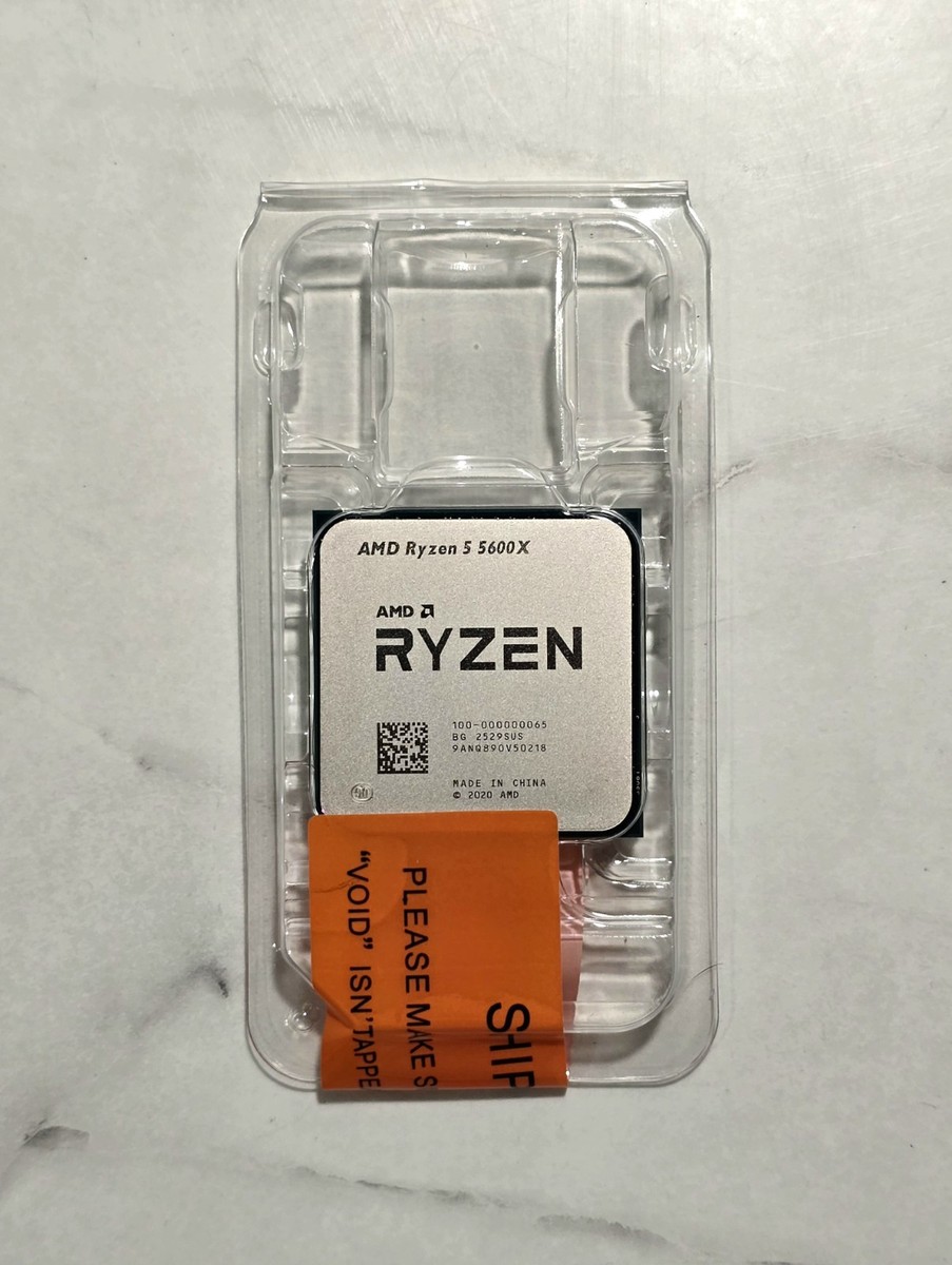 AMD Ryzen 5 5600X Desktop Processor (4.6GHz, 6 Cores, Socket AM4