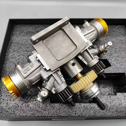 OPS 120 Opposed Twin RC Glow Engine Italy NOS Vintage Collector Ultra ...