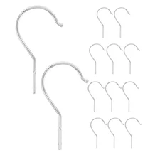  12 Pcs Replacement Hooks for Clothing Rack Space Saving Hanger Attachment