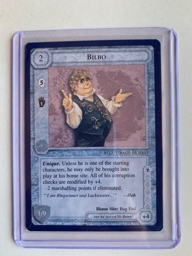 1995 Middle Earth CCG Near Mint - Unlimited Edition - Bilbo