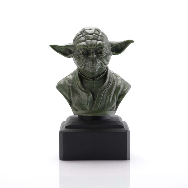 Royal Selangor Limited Edition Pewter Yoda Bust (Green) - Licensed Star Wars Sta-image