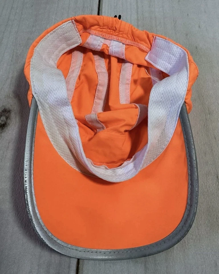 Gorra de Correr Saucony Panel Reflectante Alta Visibilidad Adulto M Naranja Ligera Foto 4 de 4