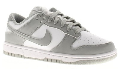 Nike Damen Sportschuhe Dunk Low Next Nature Schnürschuhe weiß lt rauchgrau UK-Größe
