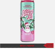 case of 12 Alani Nu Winter Wonderland Energy Drink 12 FL oz pack