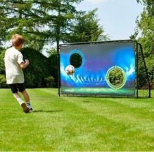 Image of 8ft x 5ft Arena Sports Football Goal with Target – Training Practice Net