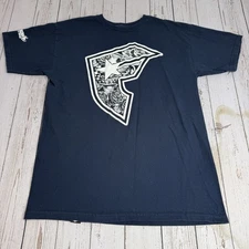 Y2K Famous Stars and Straps Big Logo Graphic T Shirt Mens Medium Tattoo Tee