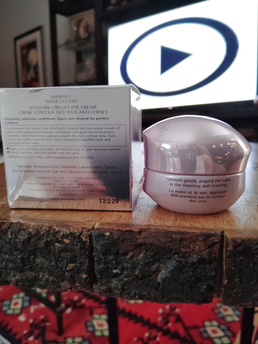 Shiseido White Lucent Anti-Dark Circles Eye Cream: Brighten Instantly