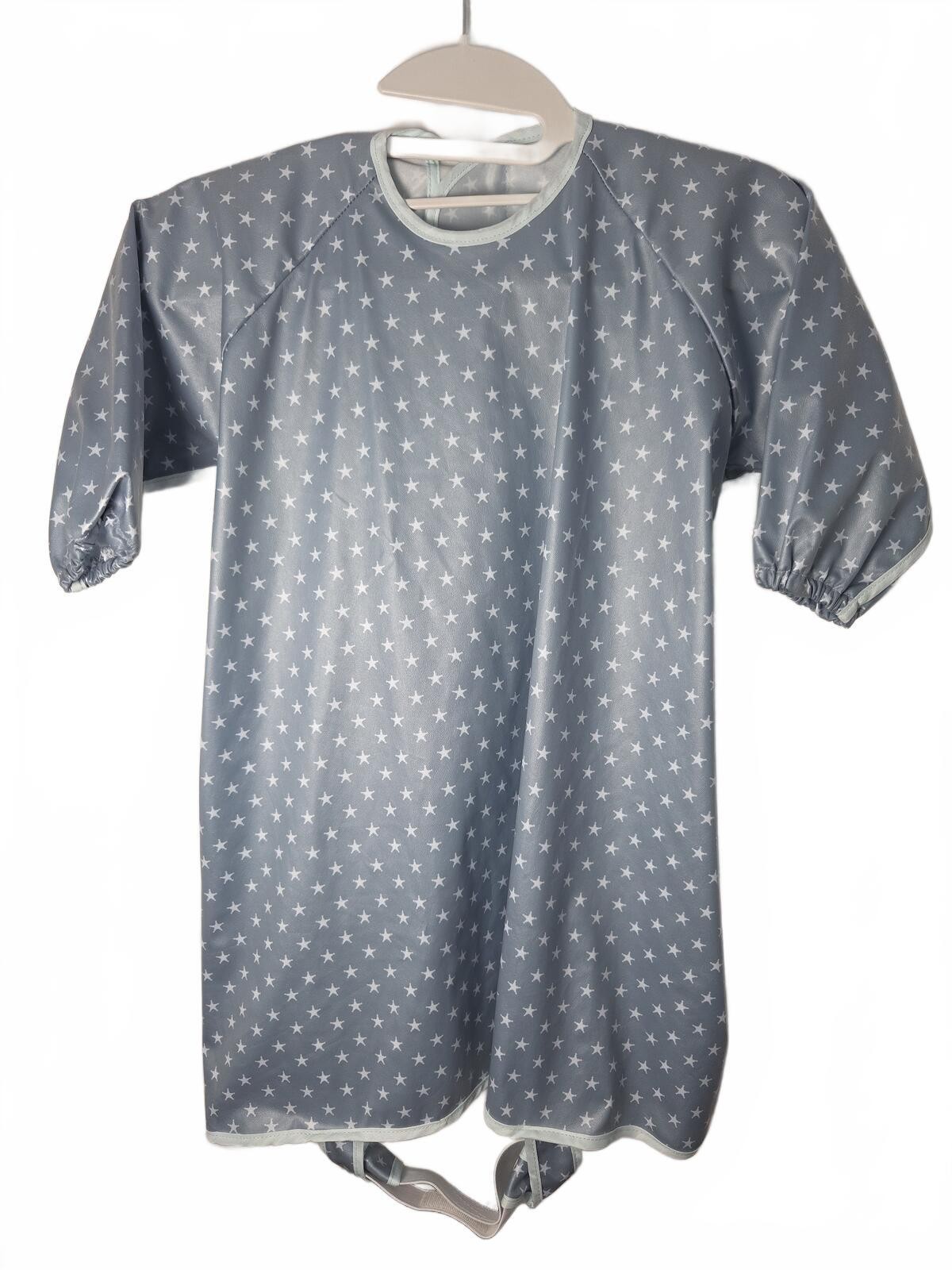 Kids Long Sleeve Waterproof Bib Apron Star Print One Size