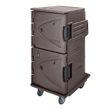 Cambro CMBHC1826TSC194 64 3/8 in Granite Gray Camtherm® Hot/Cold Cart