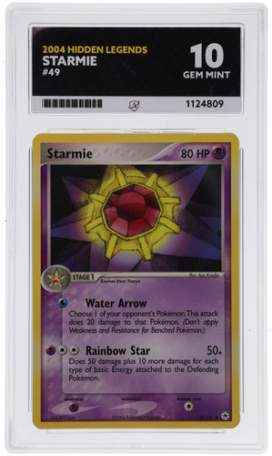 Starmie graded ACE 10 for sale on eBay