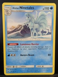 Alolan Ninetales 28/147 Burning Shadows Holo Rare