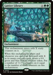 Lattice Library #40 (Rare) Commander: Secrets of Strixhaven MTG