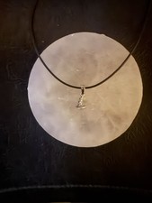 Witch  s Hat Charm Pendant Necklace New Silver Tone Jewelry