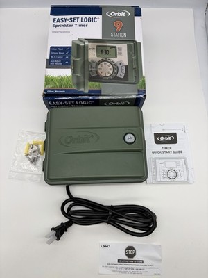 Orbit 57899 9-Zone Easy-Set Logic Indoor/Outdoor Sprinkler Timer OPEN BOX READ